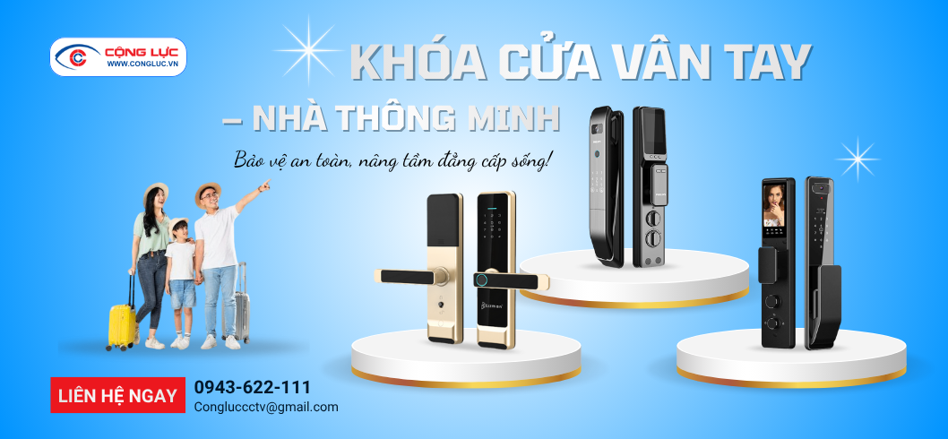 Cộng Lực lắp đặt khóa thông minh chính hãng, giá rẻ tại Hải Phòng